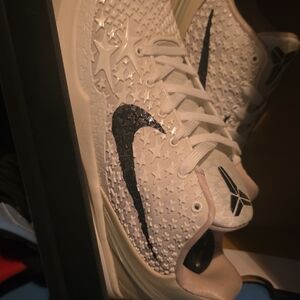 Nike Kobe 6 Protro Cream and Black Sneakers